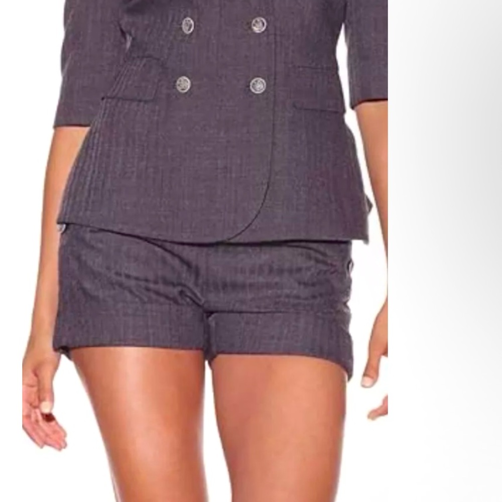Bird by Juicy Couture 98% Wool Cuff Shorts “Newsies” Workwear & Adjustable Back